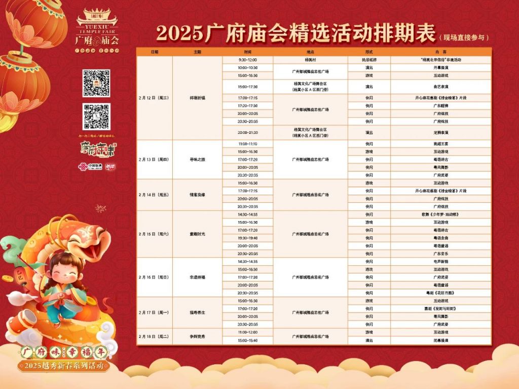 府庙会全攻略（活动排期表）凯发赛事合作2025年广